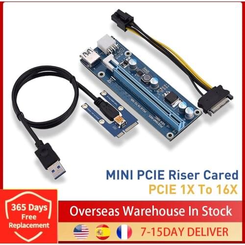 PCI-E to PCI Express 16X Riser Extender Card to PCI-e slot Card for Laptop External Graphics Card EXP GDC BTC Antminer Miner
