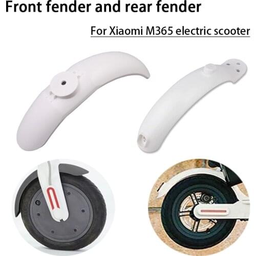 Front Fender And Rear Fender for Xiaomi M365 Electric Scooter Rear And Front Mudguard Bracket Mud Fender Guard Scooter Accessory