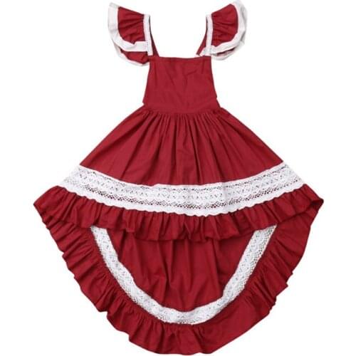 Dress for Girl Baby Kid Clothes Wedding Party Pageant Outfit Lace Princess Dress Christmas Children Outfit Clothing1-6Y