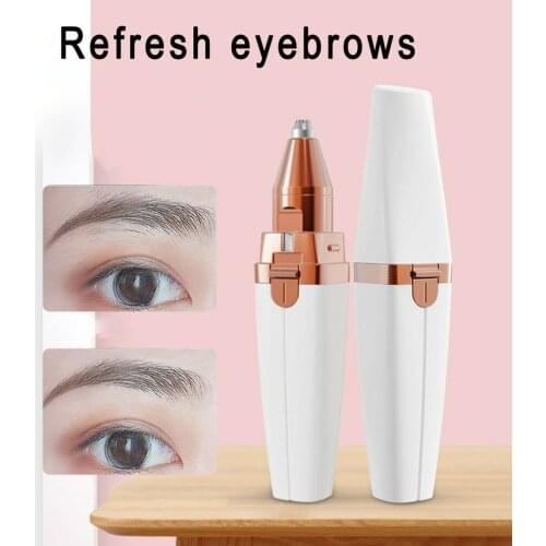 Protable Eyebrow Trimmer Lip Face Hair Epilator Pen Hair Remover Eyebrow Shaver Painless