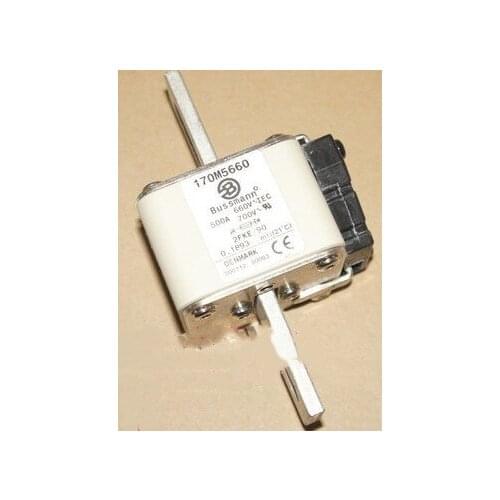 Fuses: 170M5658 400A 690V / 170M5659 450A / 170M5660 500A / 170M5661 550A 690V (2FKE/90) aR