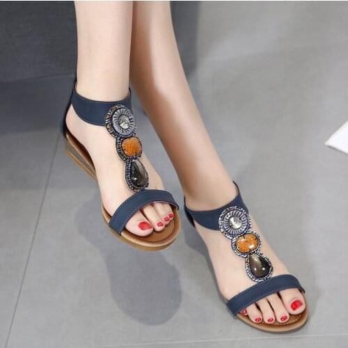 Wedges Shoes For Women Comfortable Ethnic Style Sandals Bohemian Style Outdoor Summer Sandals Female Platform Shoes