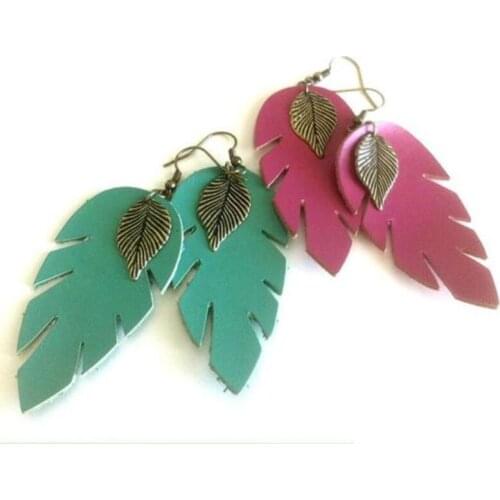 Leaf Earring Japan Steel Cutting Die Leathercraft Handmade DIY Cutter Decor Punch Tool for Leather Fabric Paper Customized