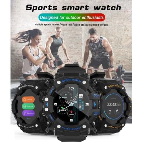 Original Smart Watch Man Touch Screen Dials Languages Blood Pressure Blood Oxygen Monitor SmartWatches Pedometer