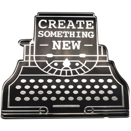 Create Something New Enamel Pin Badge brooch