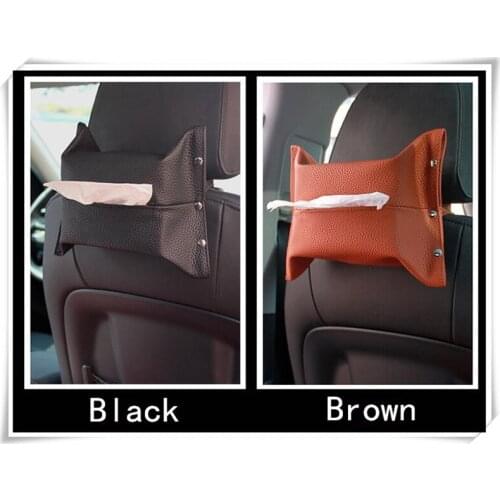 Car Styling Creative Leather Tissue Box Sticker For Citroen Berlingo C-Zero C1 C2 C8 DS3 Jumpy Saxo N68 N1 N2 N0 Accessories
