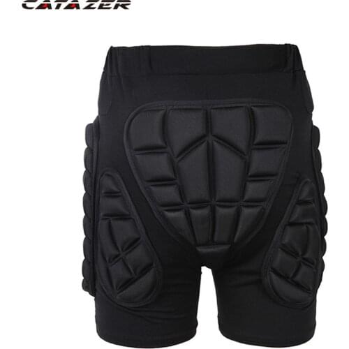 Catazer Outdoor Total Impact Hip Pad Protective Shorts Light Snowboard Ski Skating Hip Protection Padded Sports Gear Unisex