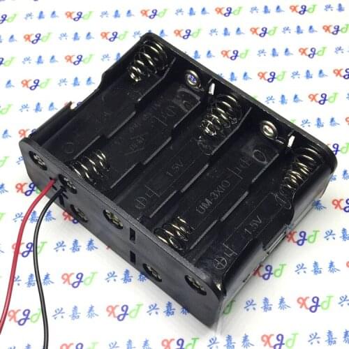 4pcs 10bit back to back battery box, section AA*10, section AA10, back to back,15V