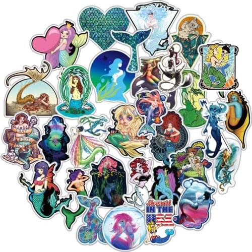 50pcs Girl Princess Stickers Cartoon Anime Cute Pack Skateboard Laptop Scrapbook Racing Suitcas Motorcycle Waterproof Stiker