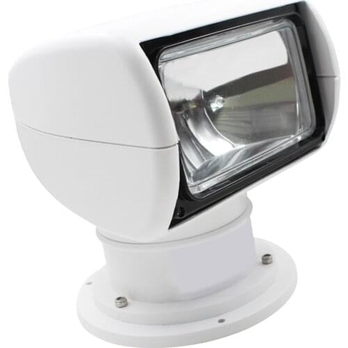 White Boat Yacht Spotlight Car Marine Searchlight 24V 100W Halogen Bulb
