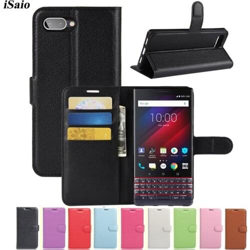 For BlackBerry Key 2 le Key2Le Wallet Case Flip Leather Cover for BlackBerry Black Berry Key 2 Lite Key2 Le Phone Case TPU Shell