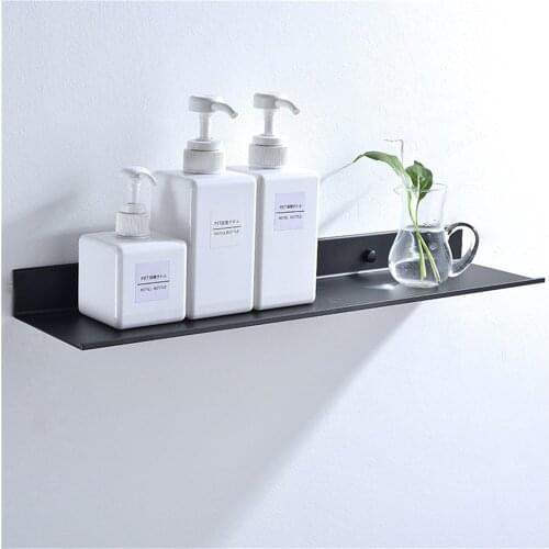 Shower Shelf Space Aluminum Bathroom Shelves Kitchen Wall Shelf Shower Storage Rack Organizer Bathroom Accessories 30/40/50cm