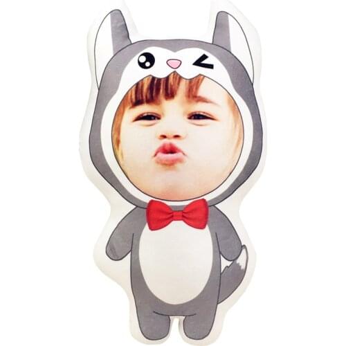 Photo customization cartoon pillow creative home pillow dog design creative gift