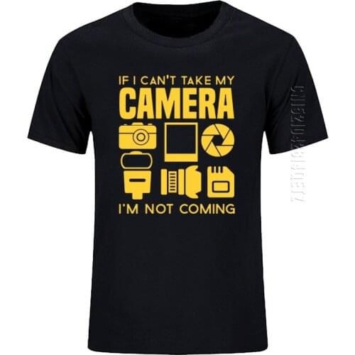 Fashion Men O Neck T Shirt Heartbeat Of Camera Tee Shirts New Summer Oversized Cotton Photographer T-Shirts Man Tshirt