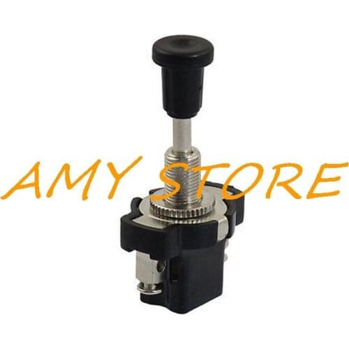 JK106 SPST 2 Pins Locking DC 12V/30V 10A/6A Auto Automobile Car Vehicle Push-Pull Pushbutton Switch