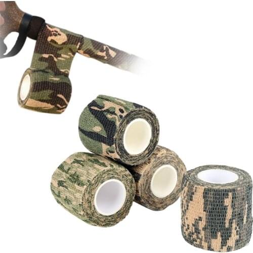 5cmx4.5m Hunting Tape Army Camo Outdoor Shooting Blind Wrap Camouflage Tapes Waterproof Camera Lens Wraps Accessories