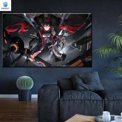 Diy digital painting by numbers the punishing force modular painting coloring by numbers Japan Style anime posters pictures