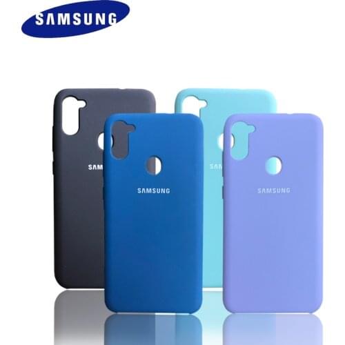 Samsung Galaxy A11 A41 Original Liquid Silicone Back Case Soft-Touch Silky Finish Protective Phone Cover For A30 A10S A20S