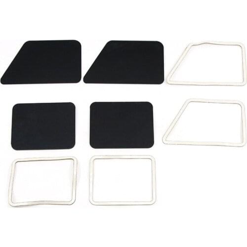 For Axial SCX10 & SCX10 II 90046 90047 4PCS RC Car Windows for 1/10 RC Crawler 313mm Wheelbase Jeep Wrangler Body Shell