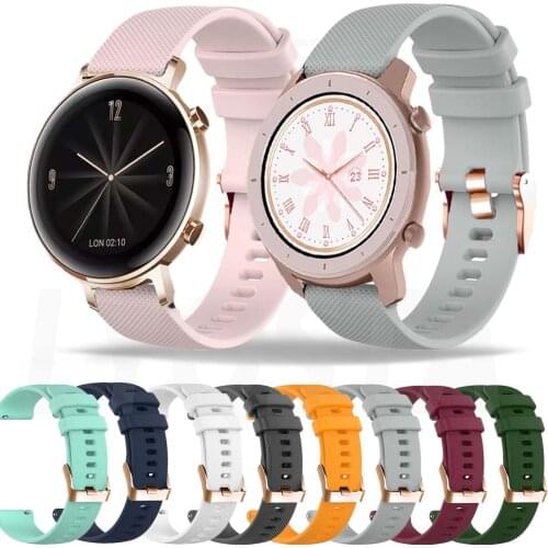 20mm Watchband For Garmin Forerunner 245 245M 645 Vivoactive 3 venu sq Silicone Wristband Straps For Vivomove HR 3t 3 Bracelet