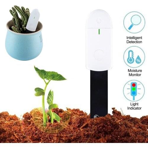Garden Plant Soil Moisture Teste Electronic Hygrometer Mini Multi-Functional Tester Analyzer Humidity Moisture Meter
