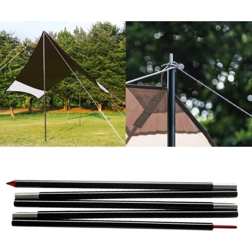 Tarp Poles, High Strength Tent Rods, Portable & Lightweight Aluminium Alloy Awning Canopy Poles Replacement Rods