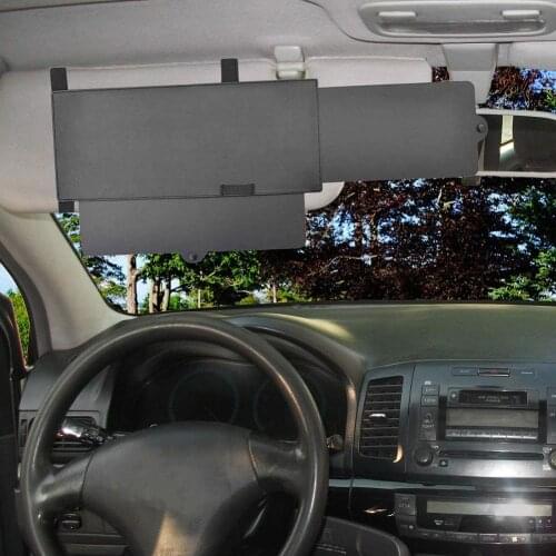 Universal Car Sun Visor Polarized Sunshade Plate Rotatable Adjustable Sun Visor Blocker Clear Vision Anti-UV Plate Accessories