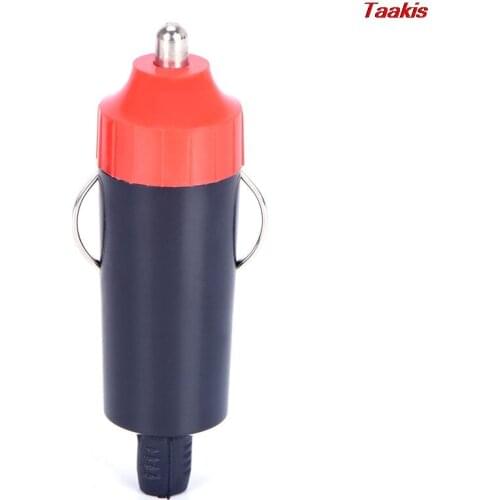 Motorcycle Socket Power Charger Adapter Connector Fuse Converter Plug 12V Male Car Cigarette Lighter Socket Plug 1pc Hot sale