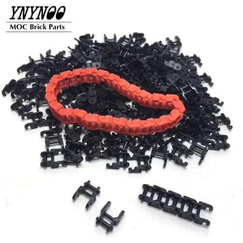 500Pcs High-Tech Special MOC Parts 3711 Link Chain Reinforced, with Beveled Edge Building Blocks Bricks Parts fit for 14696