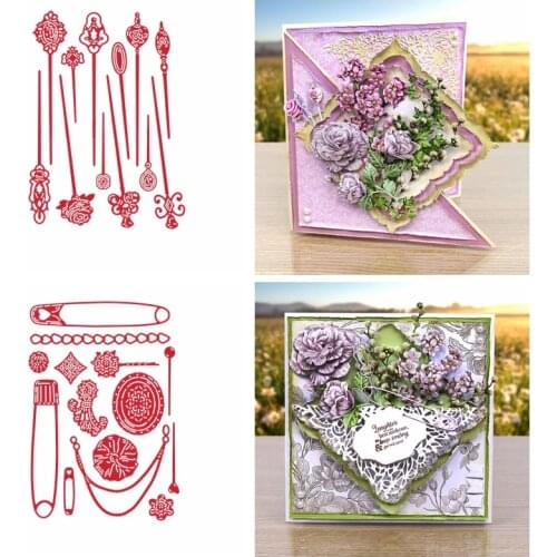Pin Hairpin Decor Metal Cutting Dies Scrapbooking For Card Album Making Template Stencil Embossing New Dies 2019