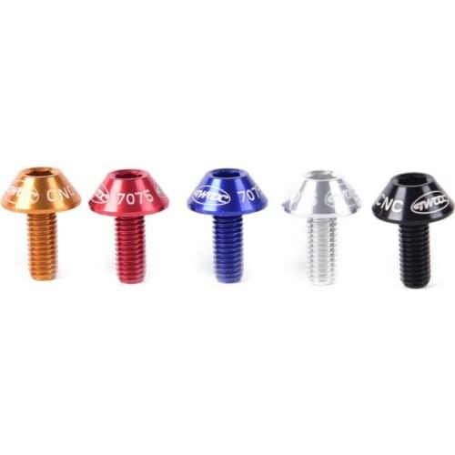 1pc Bicycle Water Bottle Cage Holder Screw Bolts Durable Colorful Bike Accessory