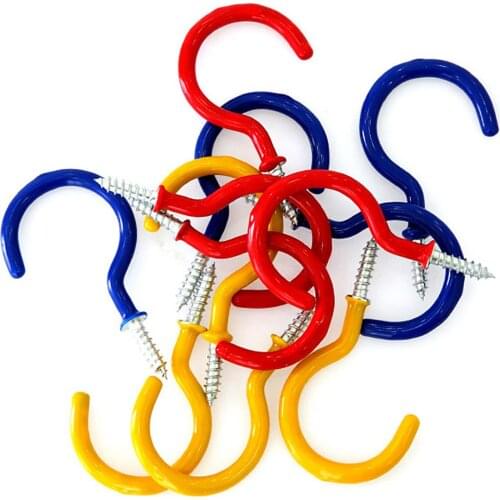 10Pcs Deck Nail Hook Design Convenient Iron Outdoor Camping Setscrew for Tent Outdoor Picnic Accessories