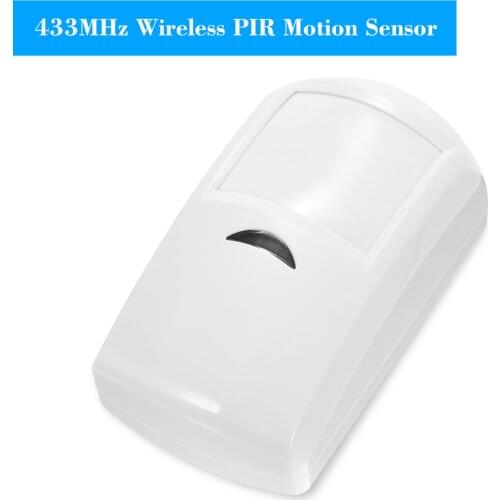 433MHz Wireless PIR Motion Sensor Passive Infrared Detector For Home Burglar Security Alarm System without Batteries