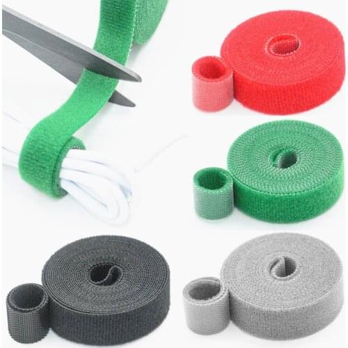 5 Meters Nylon Cable Ties Organizer Cord Winder Strap USB Cable Holder Protector Earphone Mouse Wire Management For Home Office