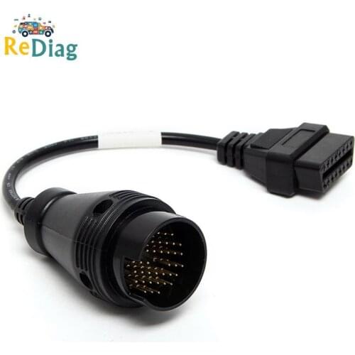 Auto Truck Diagnostic for Iveco 38Pin to 16Pin Cable Connector For Inevo 38 Pin Truck Heavy Duty OBD2 Extension Cable Adapter