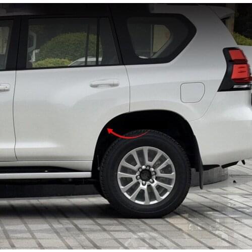 Car Rear Wheel Fender Lining Fender Door Gap Fender for Toyota Land Cruise Prado 150 2010-2021 Styling Modification Accessories