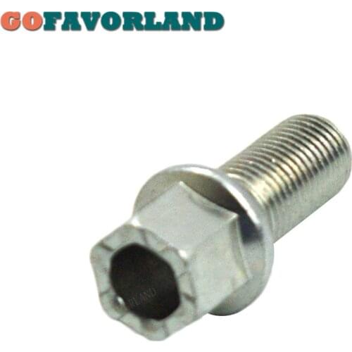 1Pcs 14x27mm Wheel Lug Bolt WHT002437 For Volkswagen Jetta Golf For Audi A6 A4 Quattro