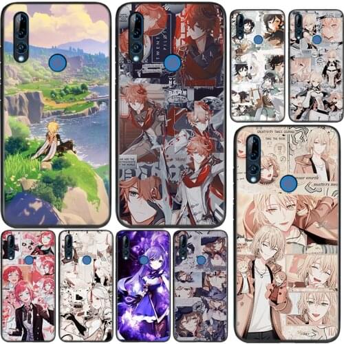 Funda Genshin Impacts Game Silicone Cover For Huawei Honor 9X 9N 9 lite 8S 8C 8X Play 8A 8 V9 3E 7A 7C Pro Prime Phone Case