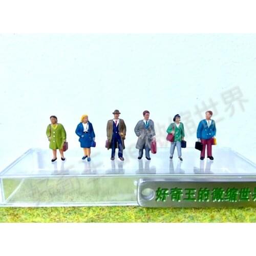 Super mini pvc figure 1:87 people passenger