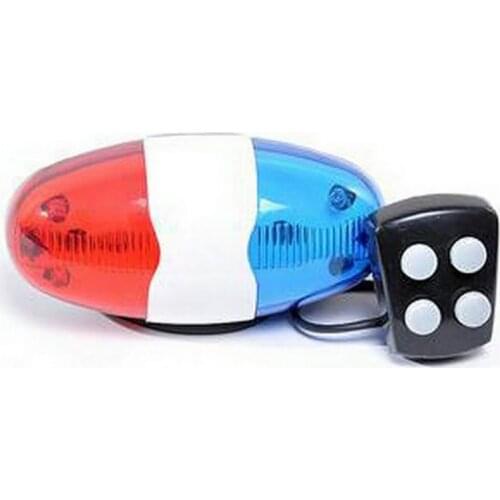 2018 Delicate New Bike Bicycle Horn LED Light 4 Sounds Trumpet Cycling Horn Bell Hot Selling Warn Safe Tailight & Bell