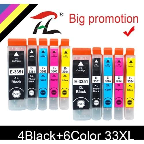 YLC Compatible EPSON 33XL 33 Ink Cartridge For T3351 T3361 Expression Premium XP 530 540 630 640 635 645 830 900 Printer