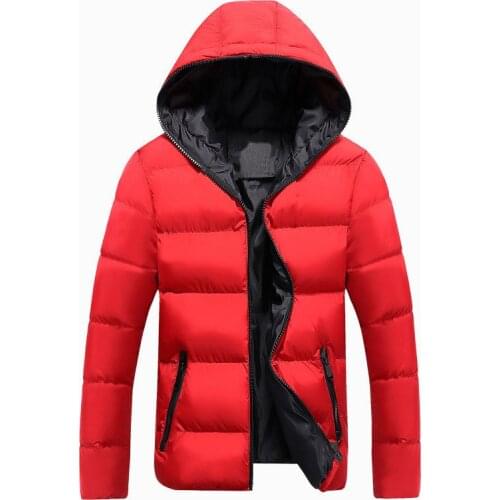 Men Jackets 2021 Winter Casual Outwear Windbreaker Jaqueta Masculino Slim Fit Hooded Fashion Overcoats Homme Plus Size