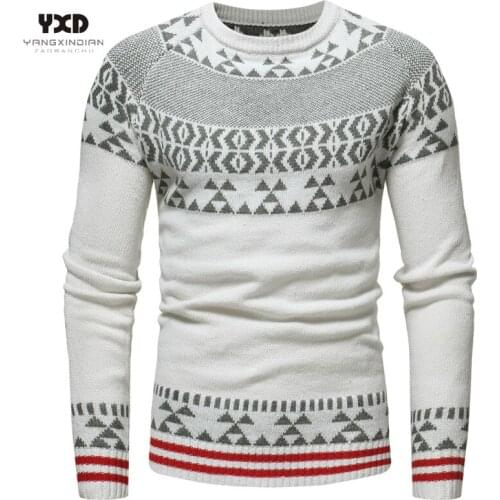 Mens clothes casual Man Sweater Pullover Men Slim Fit Mans Sweaters Jumper Men Spliced Knitted Sweater Pullovers Christmas Male
