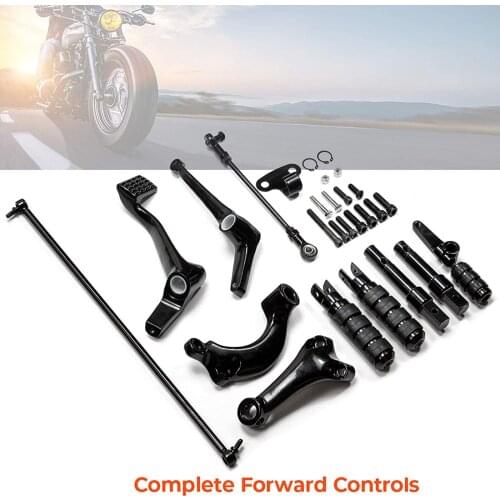 New Forward Controls Kit Foot Pegs Levers Linkage for Sportster 883 1200 2014-2020 Aluminum Stainless Steel Left Right Front