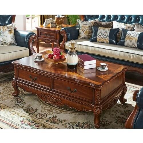 Solid wood center table coffee table WA680