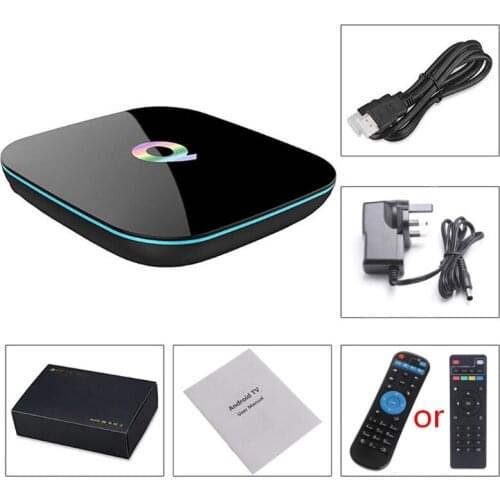 Q Plus Smart TV Box A-ndroid 9.0 TV Box 2GB-RAM/16GB ROM 2.4G WiFi 6K DLNA