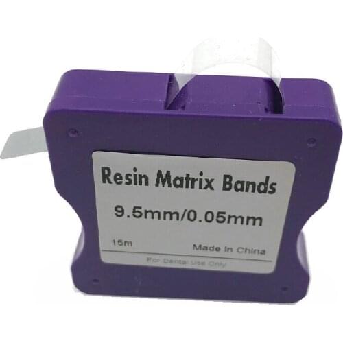 Dental Lab Material Strip Restoration Light Cured Resin Clear Matrix Bands for Anterior 1 pc
