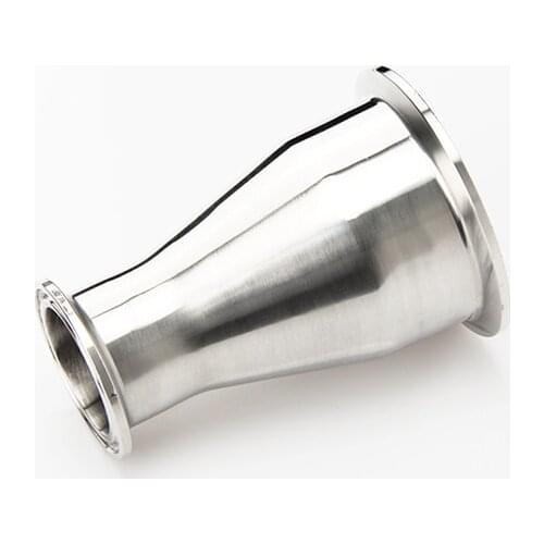 57mm To 38mm Pipe OD 2.5" To 1.5" Tri Clamp Reducer 304 Stainless Steel Sanitary Pipe Fitting Connector For Home Brew Homebrew