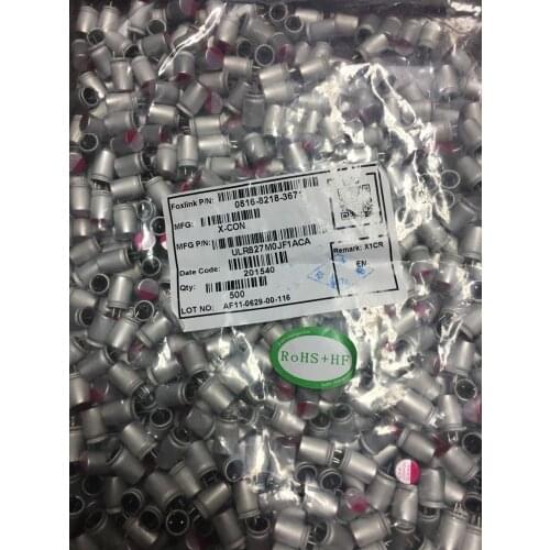 Solid state capacitor 8X11.5 6.3V820UF motherboard graphics card solid capacitor 6.3V 820UF