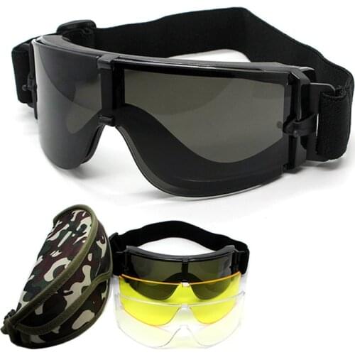Outdoor X800 Tactical Sunglasses USMC Military Army Shooting Glasses Airsoft War Game Paintball Sport Safety Glasses
